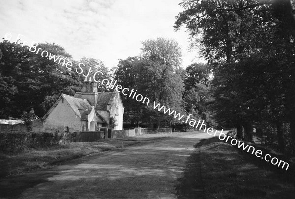 VANISHED SPLENDOUR RUINED GATE & GATE LODGE NEAR THE COMMONS ON THE MOUNTMELLICK ROAD